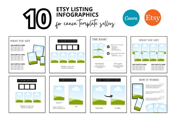 10 Etsy Listing Photo Infographics: Elevate Your Visual Branding