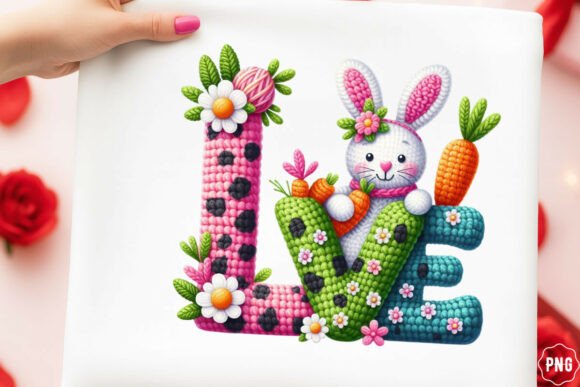 Elevate Your Designs with a Hand-Painted Brushstroke Easter Bow PNG