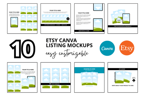 Elevate Your Etsy Shop with Professional Listing Mockups