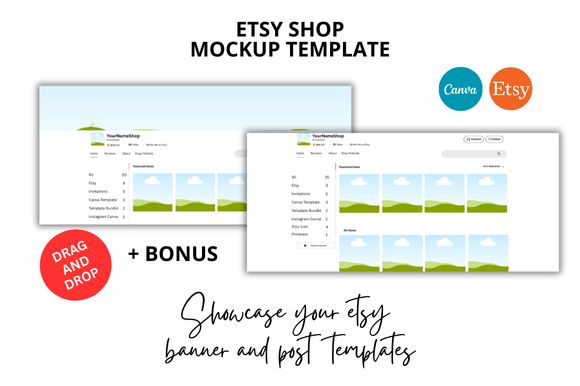 Elevate Your Etsy Shop with Professional Mockup Templates