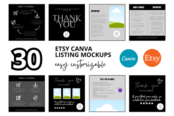 Streamline Your Etsy Shop with Professional Listing Mockups