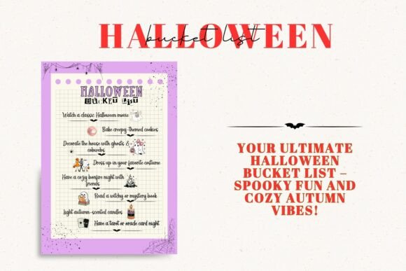 The Ultimate Halloween Bucket List: A Design Asset
